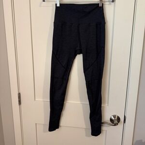 Alphalete‎ Athletics Womens Charcoal Heather Grey High Rise Leggings Size Medium